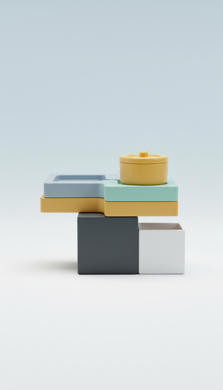 Modular Toy Organizer with Playful Labels