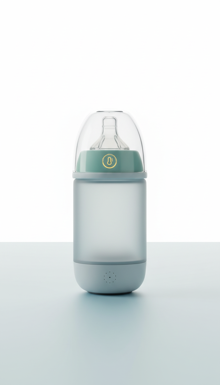 Smart Feeding Bottle with Temperature Sensor