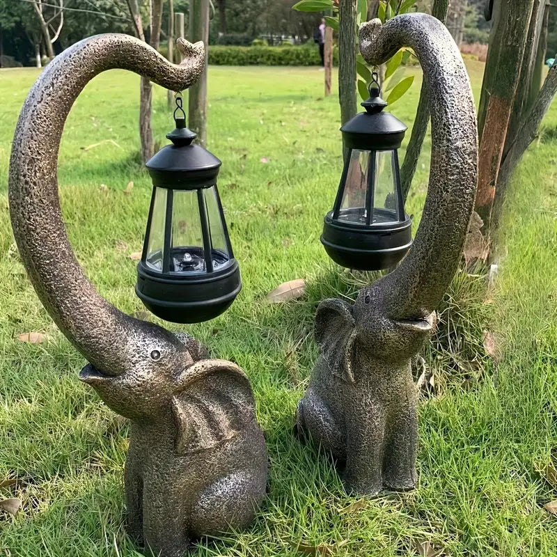 Enchanted Elephant Solar Lamp