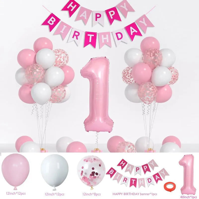 40" Birthday Letter Balloon Set – Foil Balloons for Birthdays, Weddings & Anniversaries