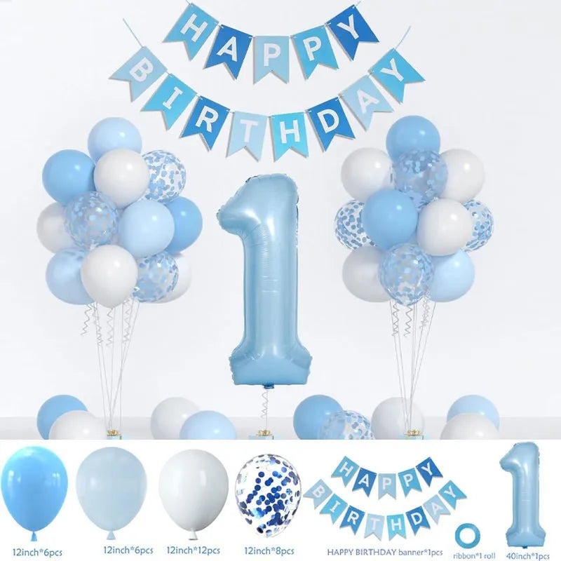 40" Birthday Letter Balloon Set – Foil Balloons for Birthdays, Weddings & Anniversaries