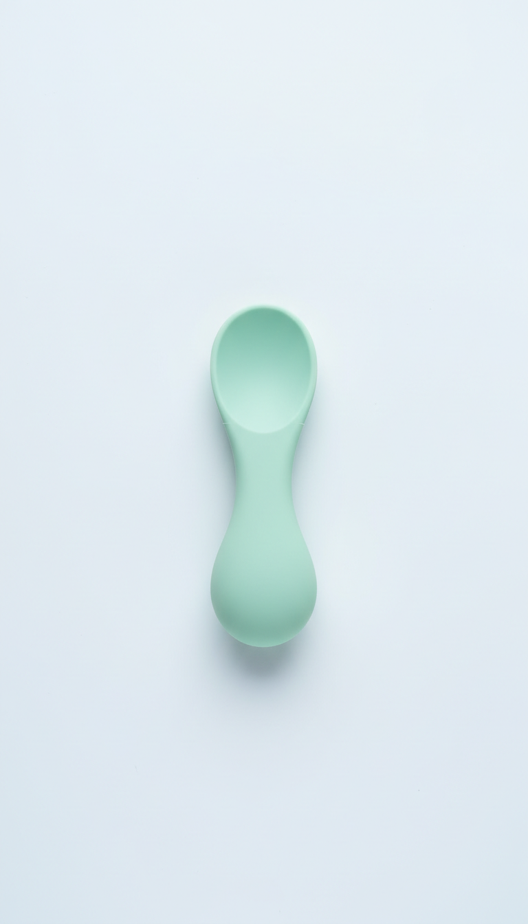 Ergonomic Silicone Baby Spoon