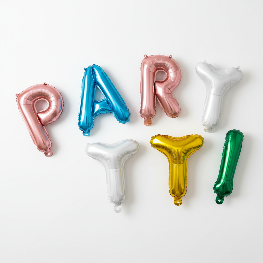 40" Birthday Letter Balloon Set – Foil Balloons for Birthdays, Weddings & Anniversaries