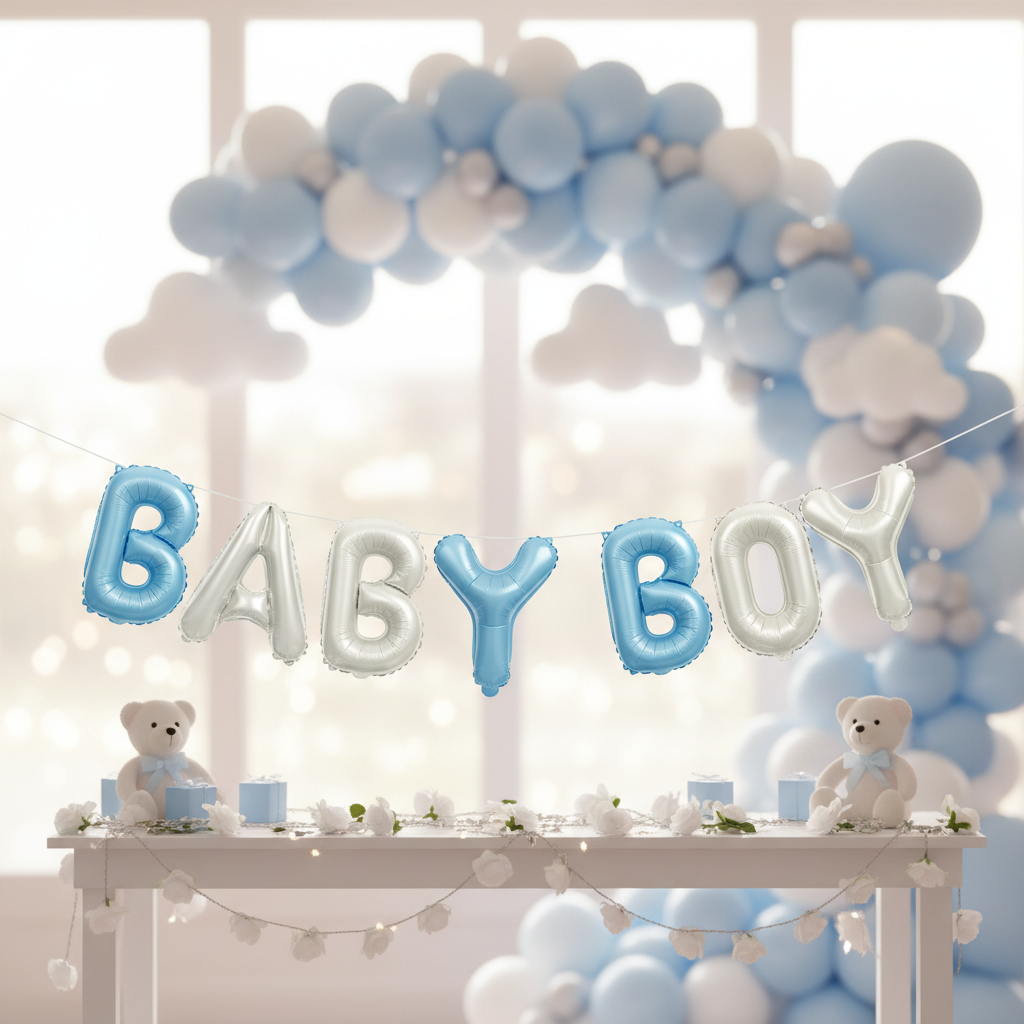 40" Birthday Letter Balloon Set – Foil Balloons for Birthdays, Weddings & Anniversaries