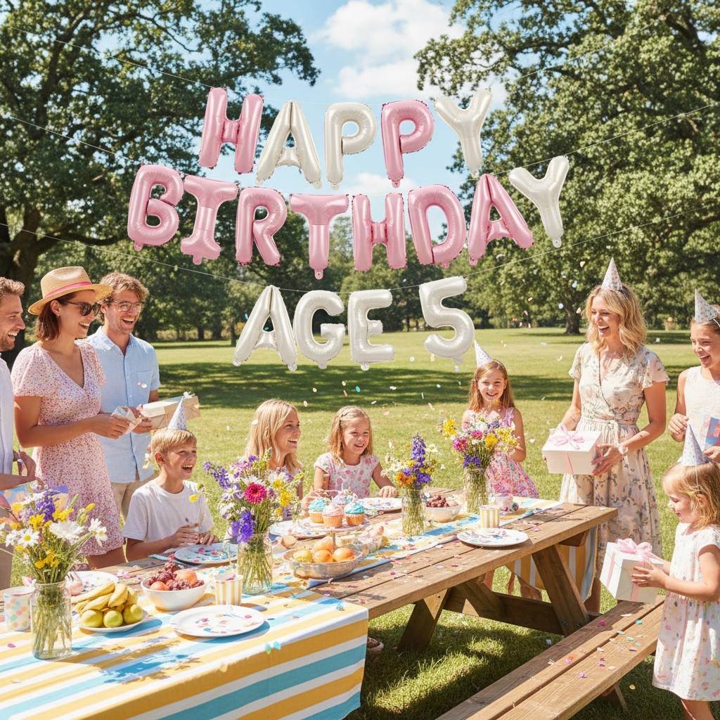 40" Birthday Letter Balloon Set – Foil Balloons for Birthdays, Weddings & Anniversaries